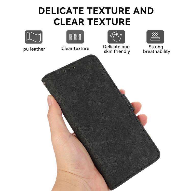 For iPhone 17 Air ABEEL Frosted Magnetic RFID Leather Phone Case(Black) - free shipping - PMc TechLife - Order now!