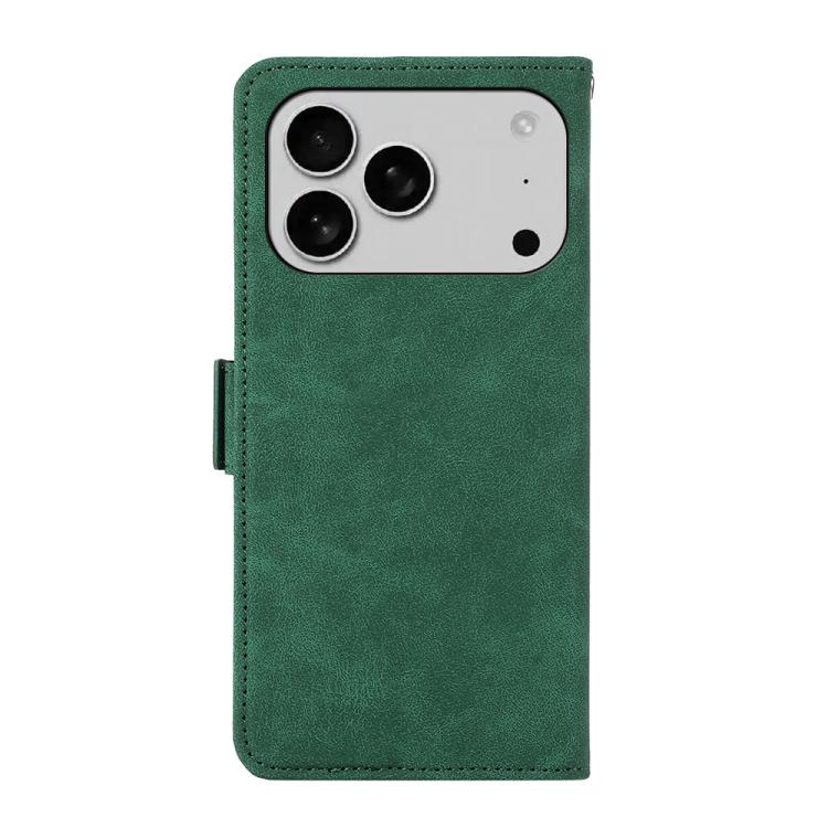 For iPhone 17 Pro Max ABEEL Frosted Magnetic RFID Leather Phone Case(Green) - free shipping - PMc TechLife - Order now!