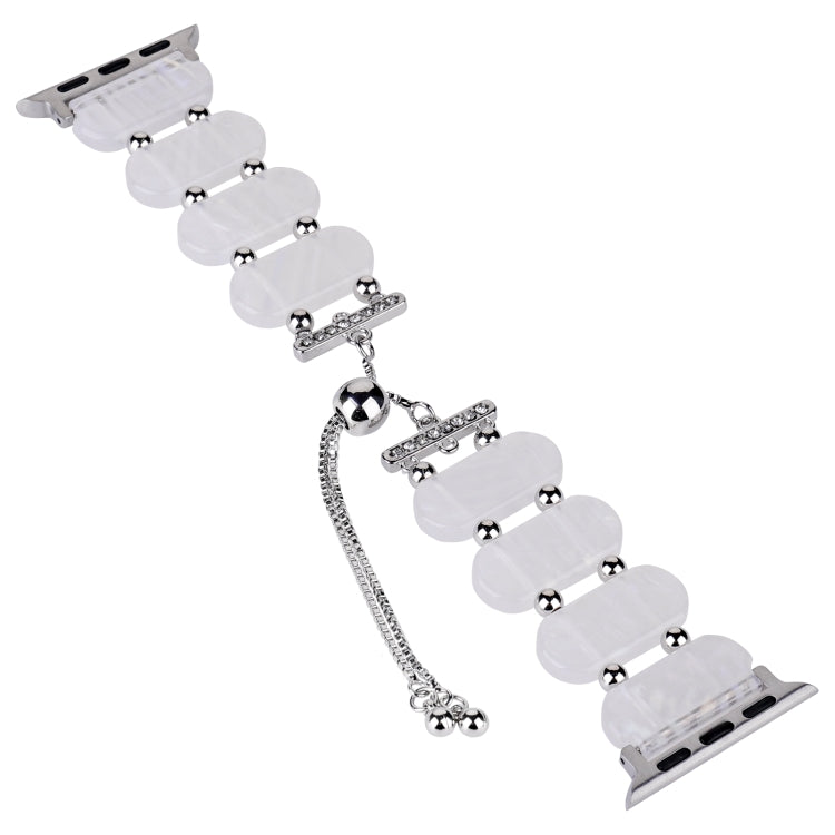 For Apple Watch Ultra 2 49mm Resin Retractable Chain Watch Band(Fluorescent) - free shipping - PMC TechLife - Order now!