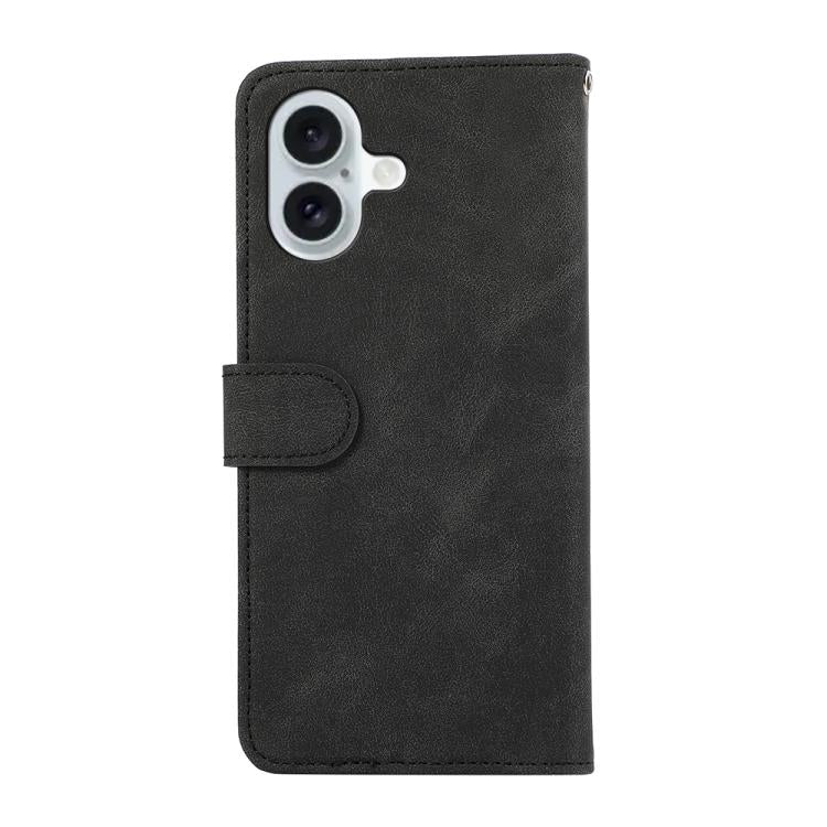 For iPhone 17 ABEEL Color Block Magnetic RFID Leather Phone Case(Black-Green) - free shipping - PMc TechLife - Order now!
