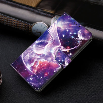 For Google Pixel 9 Crystal Painted Leather Phone case(Unicorn) - Google Cases by PMC Jewellery | Online Shopping South Africa | PMC Jewellery | Buy Now Pay Later Mobicred