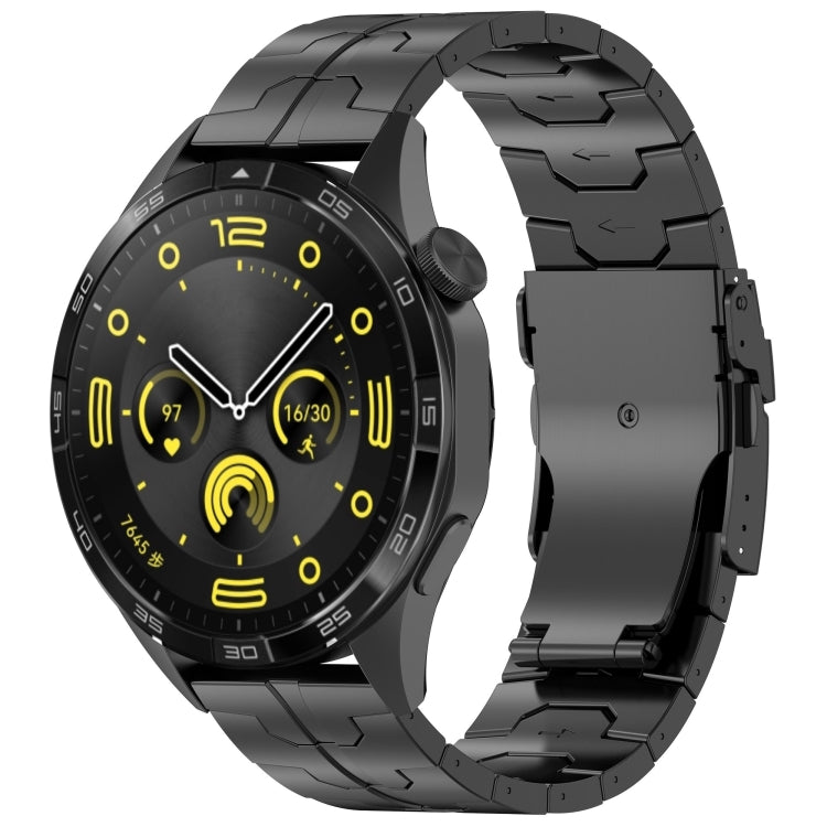 22mm Titanium Metal Watch Band(Black) - 22mm Bands by PMC TechLife | Online Shopping South Africa | PMC TechLife