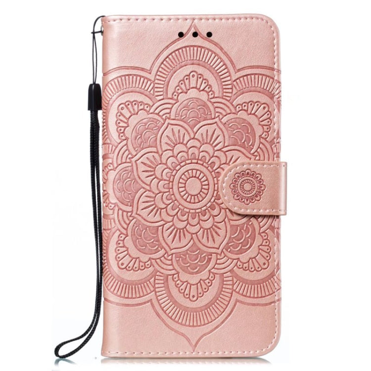 For Google Pixel 9 Pro Sun Mandala Embossing Pattern Phone Leather Case(Rose Gold) - Google Cases by PMC Jewellery | Online Shopping South Africa | PMC Jewellery | Buy Now Pay Later Mobicred