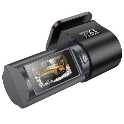 hoco DV7 2K Display Hidden Driving Recorder(Black) - Car DVRs by hoco | Online Shopping South Africa | PMC Jewellery | Buy Now Pay Later Mobicred