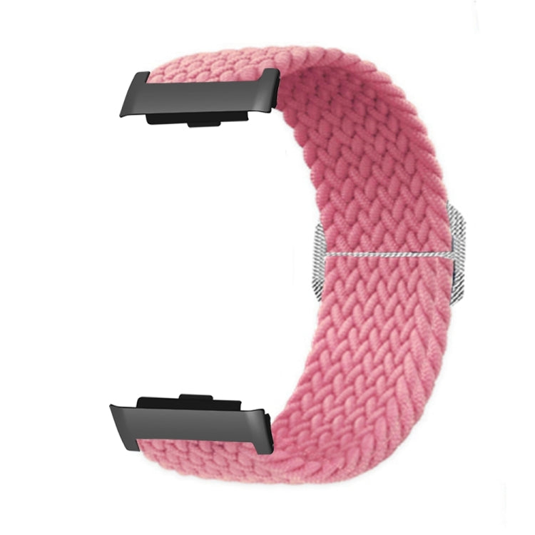 For Huawei Watch D Adjustable Woven Nylon Watch Band(Pink) - Watch Bands by PMC Jewellery | Online Shopping South Africa | PMC Jewellery