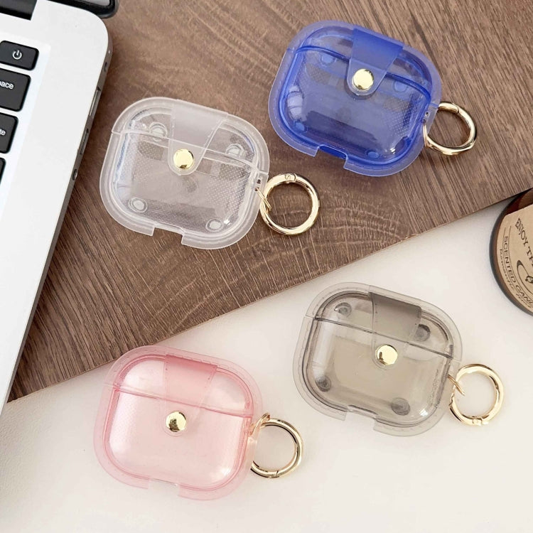 For AirPods 3 Magnetic Clear Armor TPU TWS Earphone Case(Pink) - For AirPods 3 by PMC Jewellery | Online Shopping South Africa | PMC Jewellery | Buy Now Pay Later Mobicred