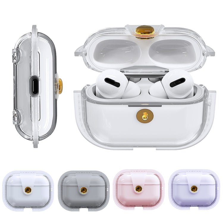 For AirPods Pro 2  Magnetic Clear Armor TPU TWS Earphone Case(Tansparent) - free shipping - PMC Jewellery - Order now!