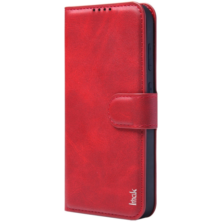 For Samsung Galaxy S24+ 5G IMAK Count Series Flip Leather Phone Case(Red) - Galaxy S24+ 5G Cases by imak | Online Shopping South Africa | PMC Jewellery | Buy Now Pay Later Mobicred