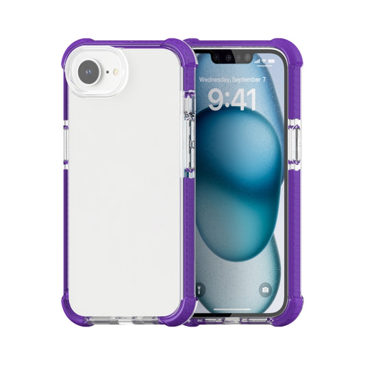 For iPhone SE 2024 Acrylic Full Coverage Shockproof Phone Case(Purple) - More iPhone Cases by PMC Jewellery | Online Shopping South Africa | PMC Jewellery | Buy Now Pay Later Mobicred