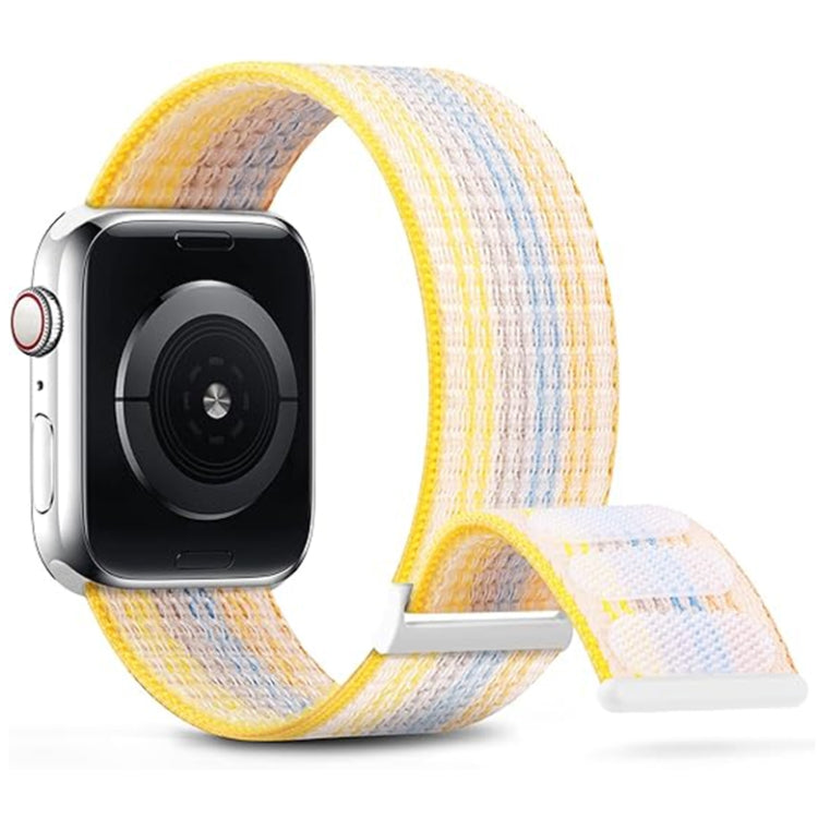 For Apple Watch Series 3 38mm Dual Hook and Loop Nylon Watch Band(Colorful Starlight) - Watch Bands by PMC TechLife | Online Shopping South Africa | PMC TechLife