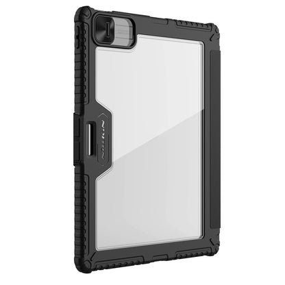 For iPad Air 13 2024 / 2025 NILLKIN Bumper Pro Multi-angle Folding Style Tablet Leather Case(Black) - iPad Air 13 2025 / 2024 Cases by NILLKIN | Online Shopping South Africa | PMC Jewellery | Buy Now Pay Later Mobicred