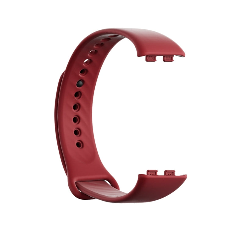 For Honor Band 9 Black Buckle TPU Watch Band(Wine Red) - Watch Bands by PMC Jewellery | Online Shopping South Africa | PMC Jewellery