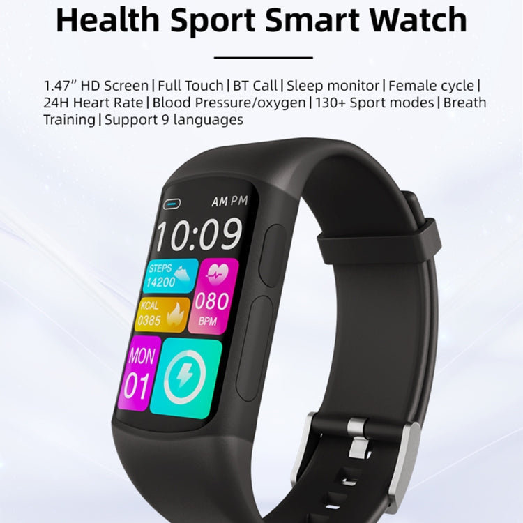 Spovan H7 BT5.3 IP67 1.47 inch Smart Sport Watch, Support Bluetooth Call / Sleep / Blood Oxygen / Heart Rate / Blood Pressure Health Monitor(Orange) - Smart Watches by SPOVAN | Online Shopping South Africa | PMC Jewellery