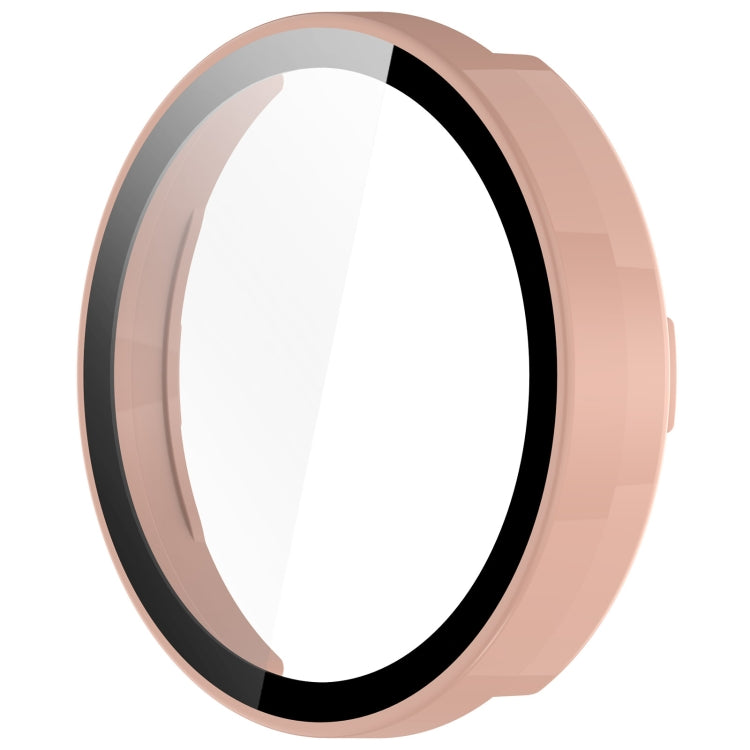 For Garmin Lily 2 PC + Tempered Film Integrated Watch Protective Case(Pink) - Watch Cases by PMC TechLife | Online Shopping South Africa | PMC TechLife