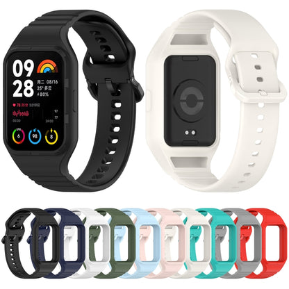 For Xiaomi Mi Band 8 Pro Solid Color Integrated TPU Watch Band(Starlight) - Watch Bands by PMC Jewellery | Online Shopping South Africa | PMC Jewellery