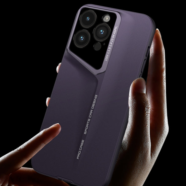 For iPhone 14 GKK Blade Ultra-thin Full Coverage Phone Case(Purple) - iPhone 14 Cases by GKK | Online Shopping South Africa | PMC Jewellery | Buy Now Pay Later Mobicred