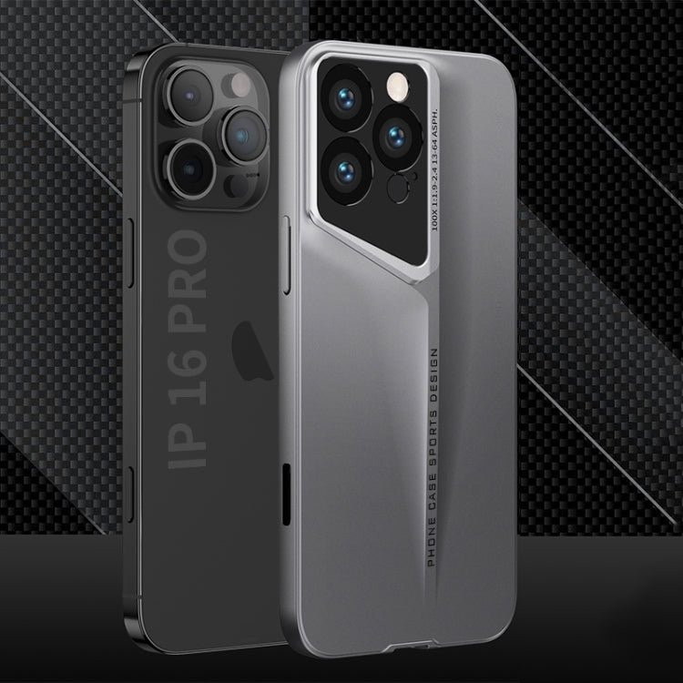 For iPhone 16 Pro GKK Blade Ultra-thin Full Coverage Phone Case(Grey) - iPhone 16 Pro Cases by GKK | Online Shopping South Africa | PMC TechLife | Buy Now Pay Later Mobicred