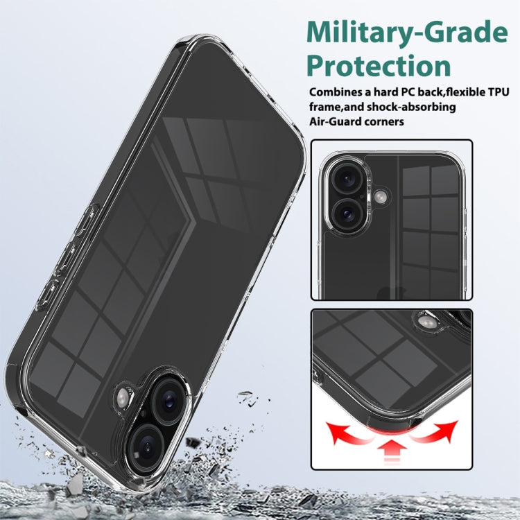 For iPhone 16 Plus Scratchproof Acrylic TPU Phone Case(Transparent) - iPhone 16 Plus Cases by PMC Jewellery | Online Shopping South Africa | PMC Jewellery | Buy Now Pay Later Mobicred