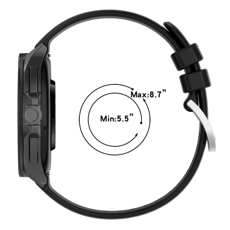 For Xiaomi Watch 2 Liquid Glossy Silver Buckle Silicone Watch Band(Starlight Color) - Watch Bands by PMC TechLife | Online Shopping South Africa | PMC TechLife