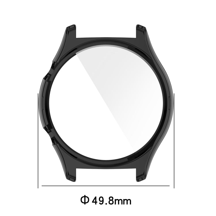 For Honor Watch GS 4 PC + Tempered Film Integrated Watch Protective Case(Ivory White) - Watch Cases by PMC TechLife | Online Shopping South Africa | PMC TechLife