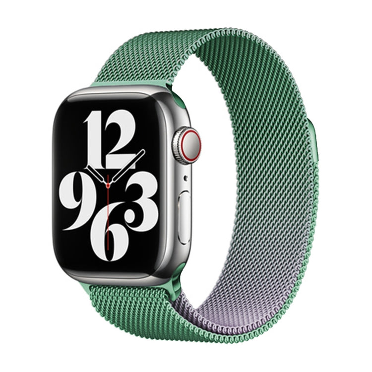 For Apple Watch Series 2 42mm Milan Gradient Loop Magnetic Buckle Watch Band(Light Violet) - Watch Bands by PMC TechLife | Online Shopping South Africa | PMC TechLife