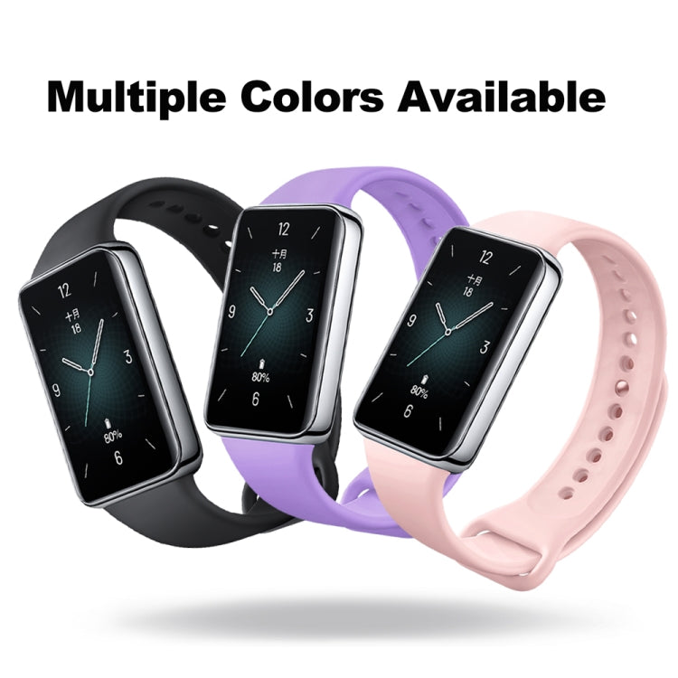 For Honor Band 9 Solid Color Silicone Watch Band(Sky Blue) - Watch Bands by PMC TechLife | Online Shopping South Africa | PMC TechLife