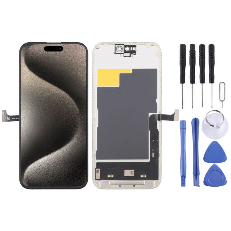 For iPhone 15 Pro DD Soft OLED Screen, Remove IC Need Professional Repair - LCD Related Parts by PMC Jewellery | Online Shopping South Africa | PMC Jewellery | Buy Now Pay Later Mobicred