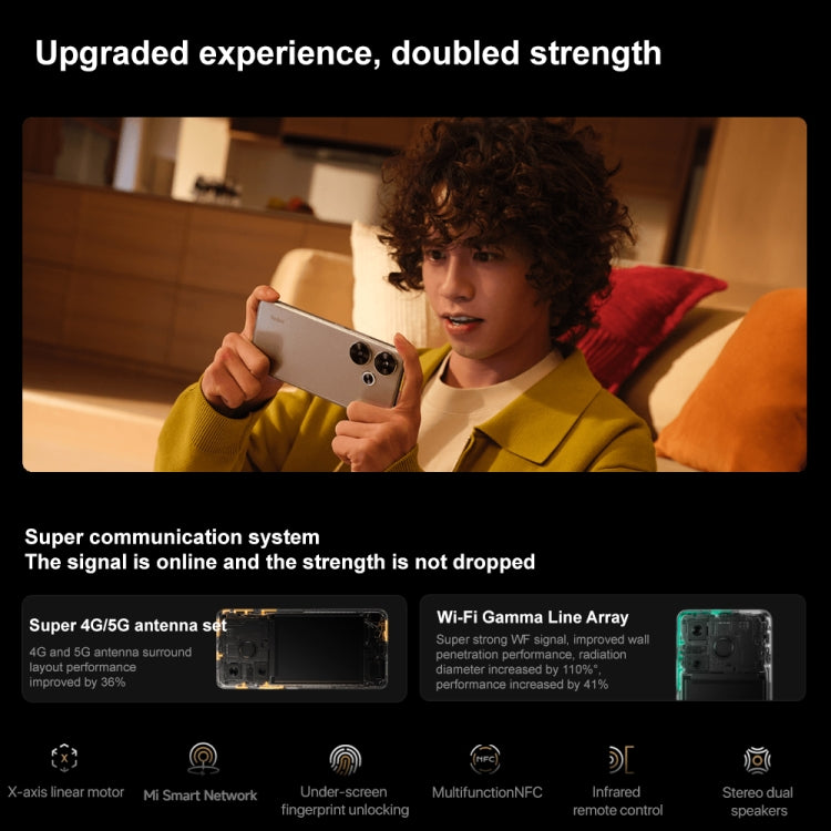 Xiaomi Redmi Turbo 3, 16GB+512GB, 6.67 inch Xiaomi HyperOS Snapdragon 8s Gen 3 Octa Core 3.0GHz, NFC, Network: 5G, Support Google Play(Titanium) - Xiaomi Redmi by Xiaomi | Online Shopping South Africa | PMC Jewellery