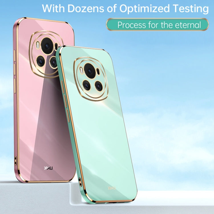 For Honor Magic6 5G XINLI Straight 6D Plating Gold Edge TPU Phone Case(Celestial Blue) - free shipping - PMC Jewellery - Order now!