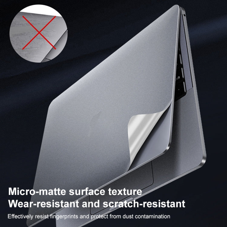 For MacBook Pro 13.3 inch 2020 ZGA 5 in 1 Laptop All-round Protective Film(Grey) - Skin Sticker by ZGA | Online Shopping South Africa | PMC Jewellery | Buy Now Pay Later Mobicred