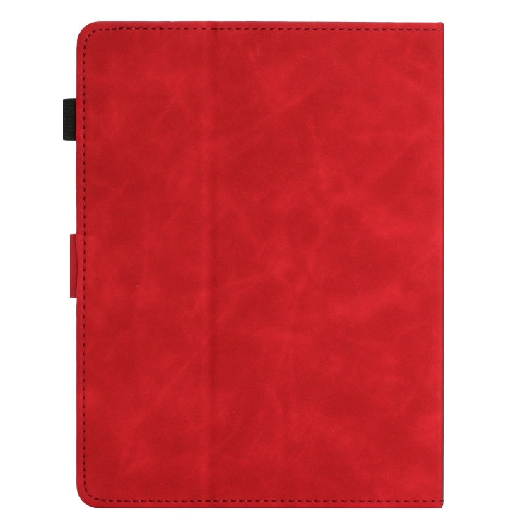 For 10 inch Universal Coconut Tree Embossed Leather Tablet Case(Red) - 10 - 11 inch by PMC TechLife | Online Shopping South Africa | PMC TechLife | Buy Now Pay Later Mobicred