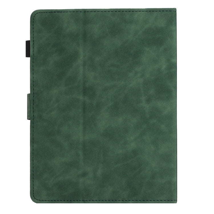 For 10 inch Universal Coconut Tree Embossed Leather Tablet Case(Green) - 10 - 11 inch by PMC TechLife | Online Shopping South Africa | PMC TechLife | Buy Now Pay Later Mobicred