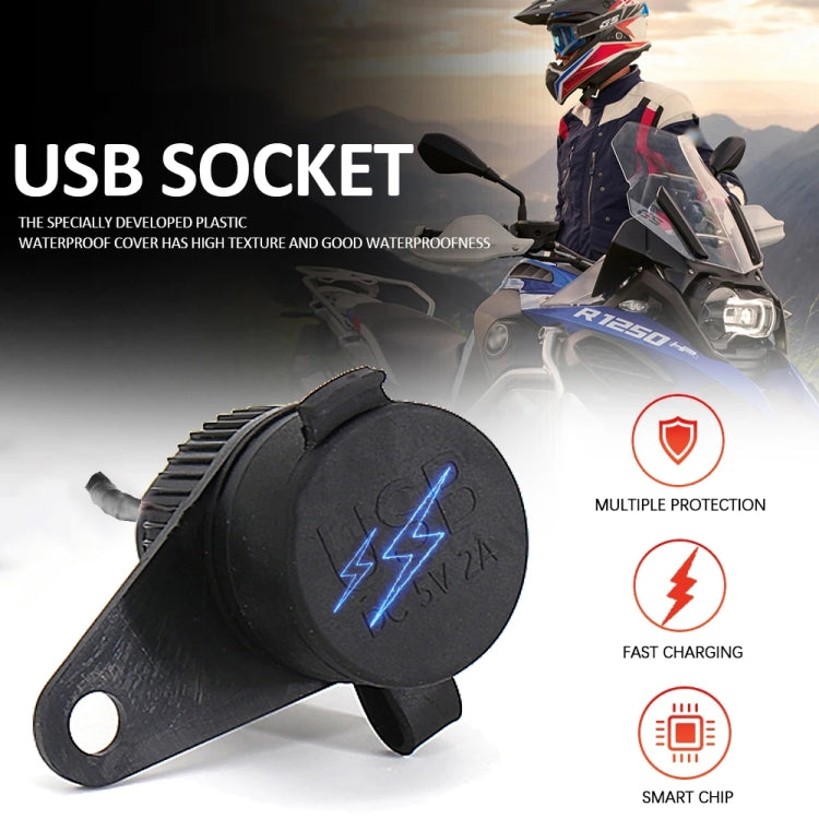 For BMW R1200GS / R1250GS Motorcycle USB Charger Socket - Battery Charger by PMC TechLife | Online Shopping South Africa | PMC TechLife | Buy Now Pay Later Mobicred