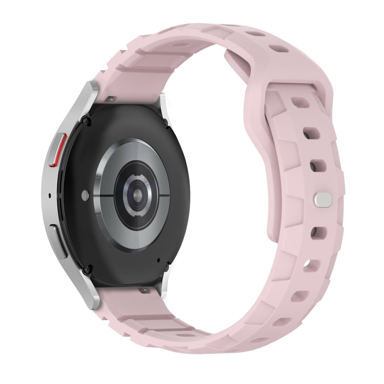 18mm Armor Silicone Watch Band(Pink) - 18mm Bands by PMC Jewellery | Online Shopping South Africa | PMC Jewellery | Buy Now Pay Later Mobicred