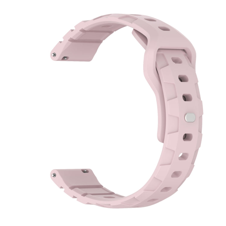 18mm Armor Silicone Watch Band(Pink) - 18mm Bands by PMC Jewellery | Online Shopping South Africa | PMC Jewellery | Buy Now Pay Later Mobicred