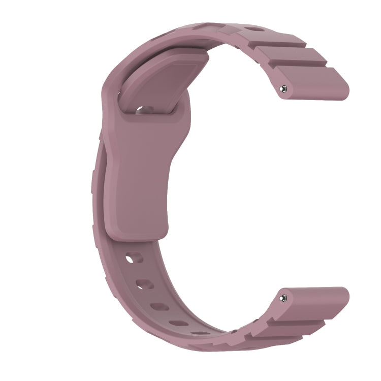 18mm Armor Silicone Watch Band(Dark Purple) - 18mm Bands by PMC Jewellery | Online Shopping South Africa | PMC Jewellery | Buy Now Pay Later Mobicred