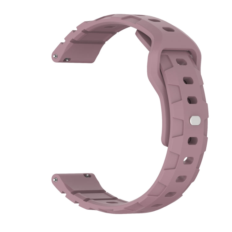 18mm Armor Silicone Watch Band(Dark Purple) - 18mm Bands by PMC Jewellery | Online Shopping South Africa | PMC Jewellery | Buy Now Pay Later Mobicred