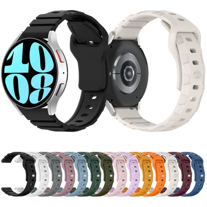 22mm Armor Silicone Watch Band(Black) - 22mm Bands by PMC Jewellery | Online Shopping South Africa | PMC Jewellery