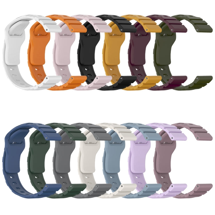 18mm Armor Silicone Watch Band(Dark Purple) - 18mm Bands by PMC Jewellery | Online Shopping South Africa | PMC Jewellery | Buy Now Pay Later Mobicred