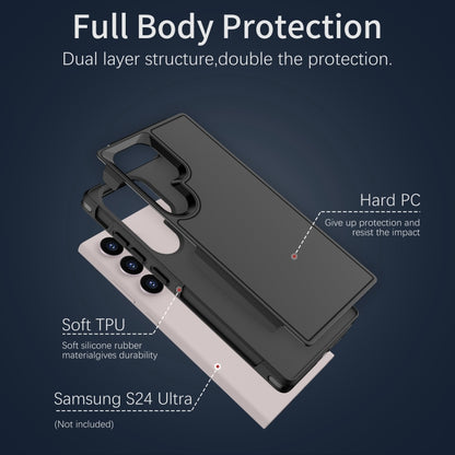 For Samsung Galaxy S24 Ultra 5G RedPepper Armor PC Hybrid TPU Phone Case(Black) - Galaxy S23 Ultra 5G Cases by RedPepper | Online Shopping South Africa | PMC Jewellery | Buy Now Pay Later Mobicred