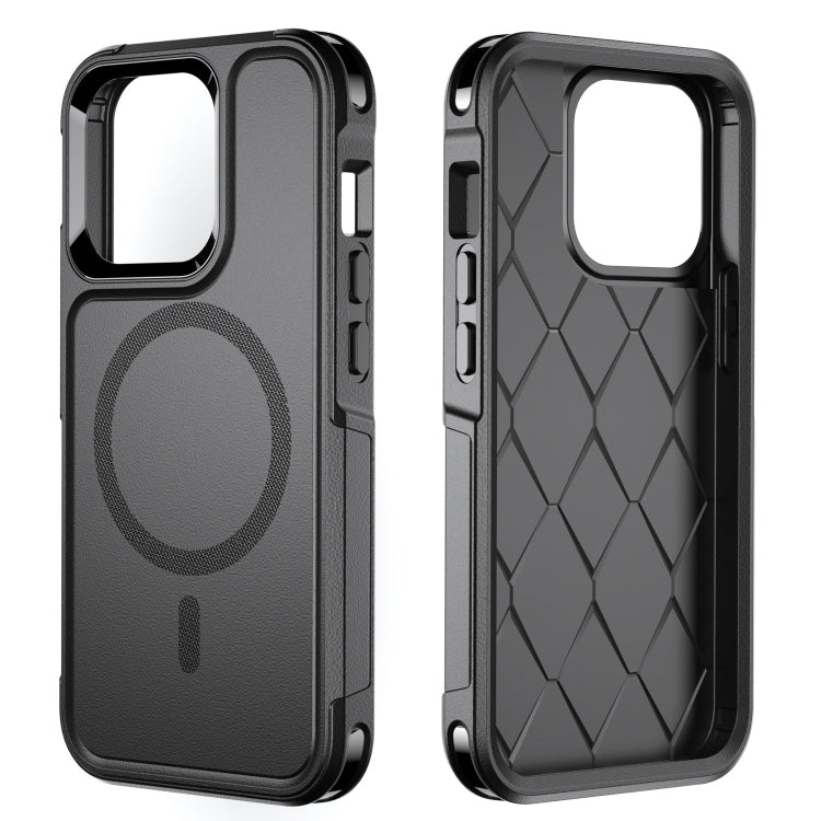 For iPhone 13 Pro Max RedPepper Armor Magsafe PC Hybrid TPU Phone Case(Black) - iPhone 13 Pro Max Cases by RedPepper | Online Shopping South Africa | PMc TechLife | Buy Now Pay Later Mobicred