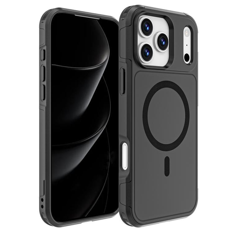 For iPhone 17 Pro Max RedPepper Armor Magsafe PC Hybrid TPU Phone Case(Black) - free shipping - PMC TechLife - Order now!