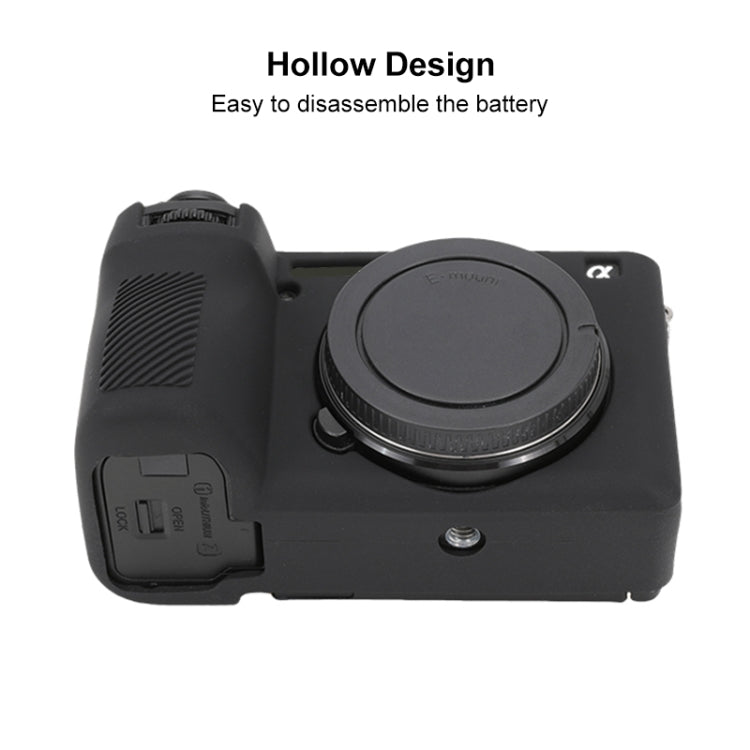 For Sony ILCE-6700 / A6700 Glossy Soft Silicone Protective Case(Black) - Protective Case by PMC TechLife | Online Shopping South Africa | PMC TechLife | Buy Now Pay Later Mobicred