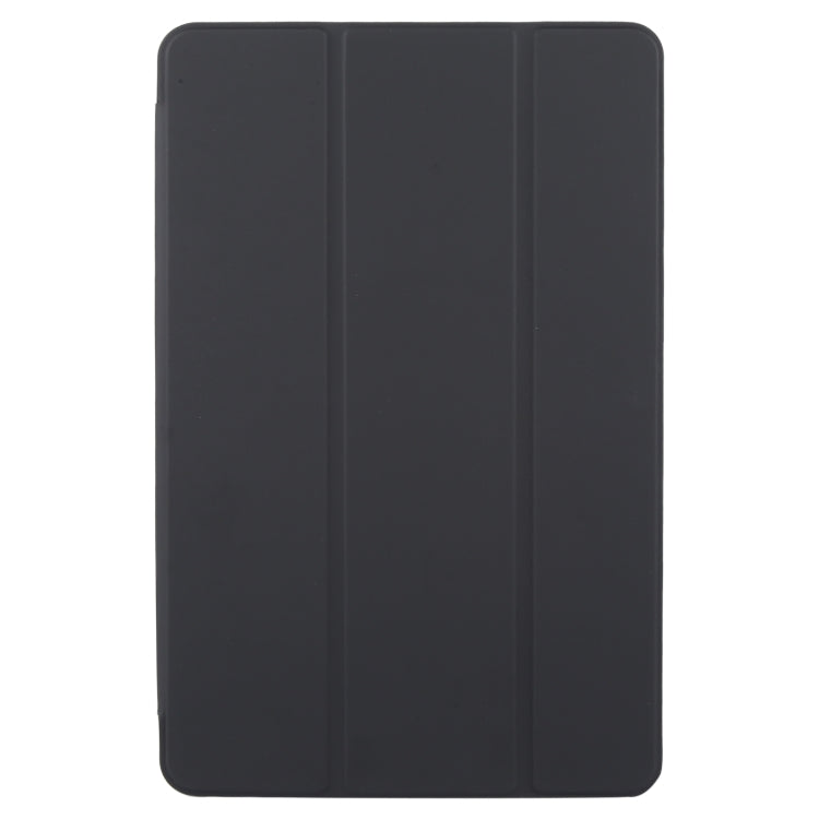 For Huawei MatePad SE 11 2024 Tri-fold Silicone Leather Tablet Case(Black) - free shipping - PMC Jewellery - Order now!
