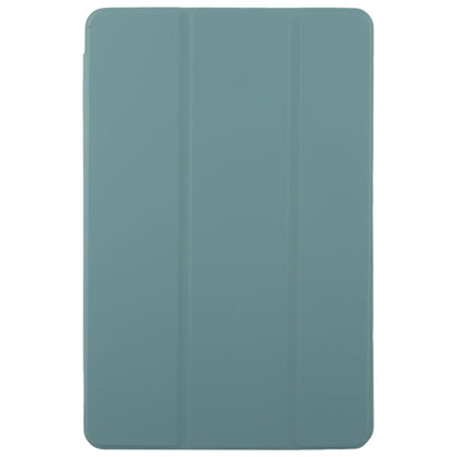 For Huawei MatePad SE 11 2024 Tri-fold Silicone Leather Tablet Case(Dark Green) - Huawei by PMC Jewellery | Online Shopping South Africa | PMC Jewellery | Buy Now Pay Later Mobicred