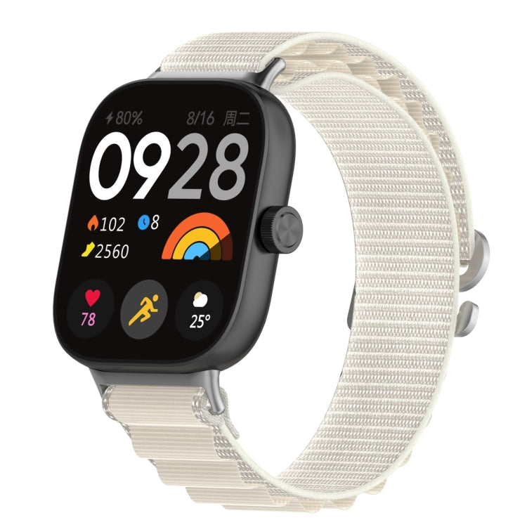 For Xiaomi Mi Band 8 Pro / Redmi Watch 4 Loop Nylon Watch Band(Starlight) - Watch Bands by PMC TechLife | Online Shopping South Africa | PMC TechLife