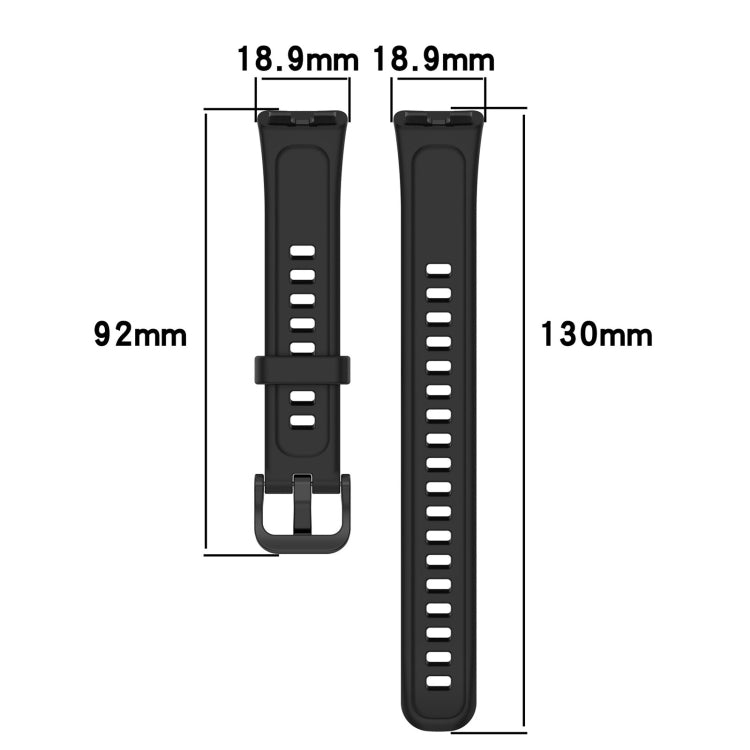For Huawei Band 10 / 9 / 8 Solid Color Colorful Buckle Silicone Watch Band(Ivory White) - Watch Bands by PMC TechLife | Online Shopping South Africa | PMC TechLife | Buy Now Pay Later Mobicred