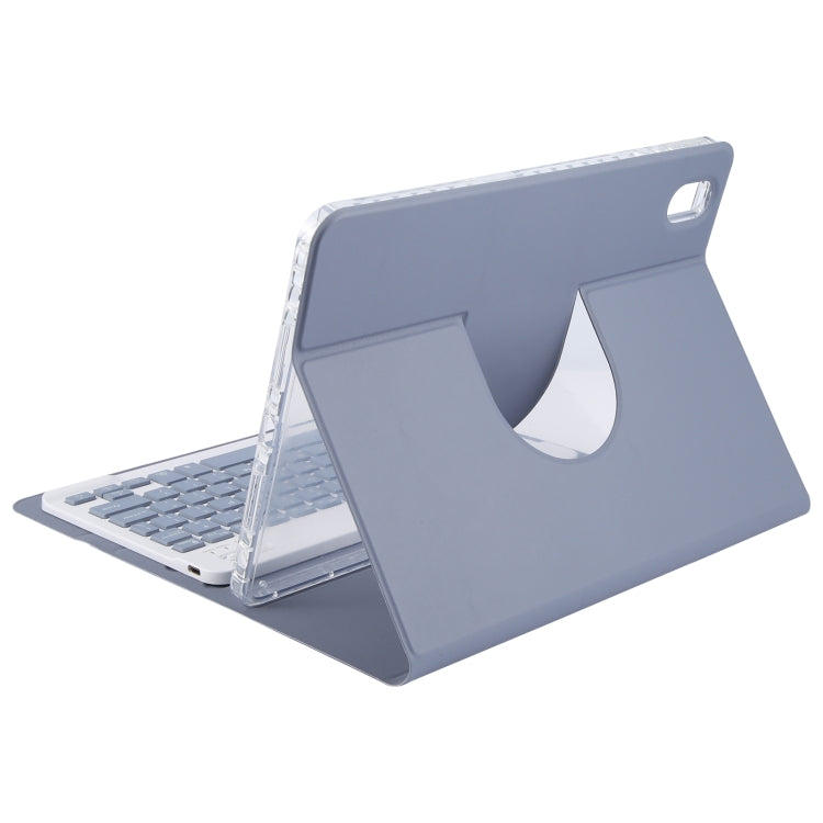 For Huawei MatePad Air 11.5 Square Button Backlight Bluetooth Keyboard Rotatable Holder Leather Case(Lavender Purple) - Huawei Keyboard by PMC TechLife | Online Shopping South Africa | PMC TechLife