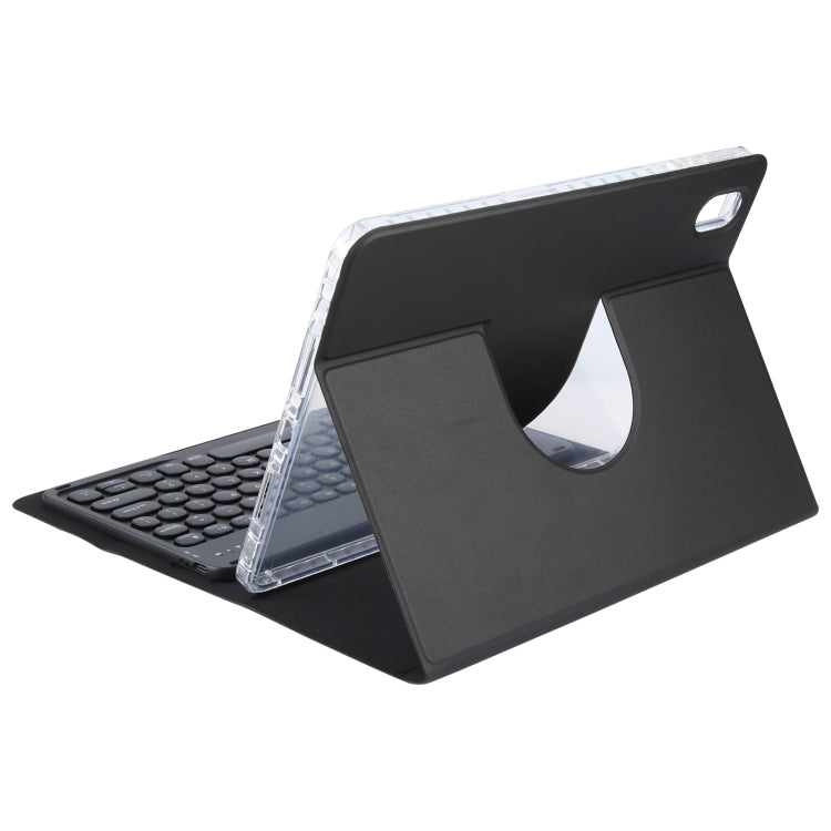 For Xiaomi Pad 6 Round Button Bluetooth Keyboard Rotatable Holder Leather Case(Black) - Others Keyboard by PMC TechLife | Online Shopping South Africa | PMC TechLife