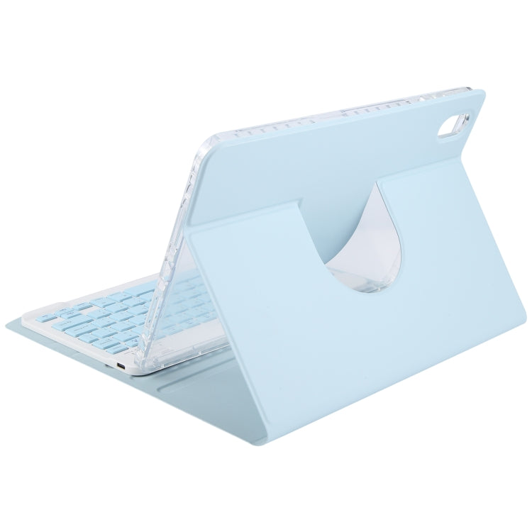 For Xiaomi Pad 6 Square Button Bluetooth Keyboard Rotatable Holder Leather Case(Sky Blue) - Xiaomi Keyboard by PMC TechLife | Online Shopping South Africa | PMC TechLife | Buy Now Pay Later Mobicred